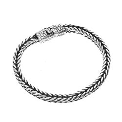 Kansas Men's Sterling Silver Bracelet