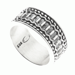 Kavala Men's Sterling Silver Ring