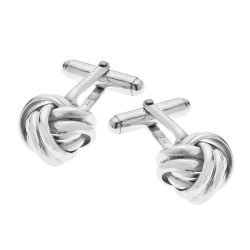 Knot Sterling Silver Cufflinks