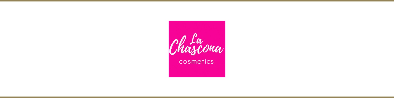 La Chascona Cosmetics brand banner