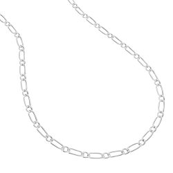Libertad Men's Sterling Silver Link Necklace