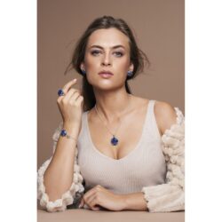 Lirio Sterling Silver and Sodalite Bracelet