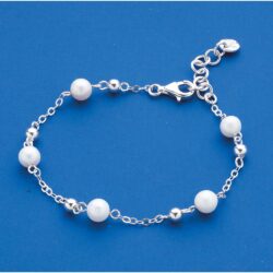 Livia Sterling Silver and Pearl Bracelet