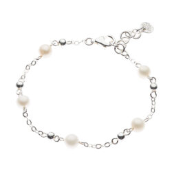 Livia Sterling Silver and Pearl Bracelet