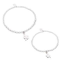Luck Mamá Sterling Silver Clover Bracelet