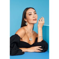 Luna Killa Sterling Silver and Mother-of-Pearl Bracelet