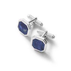 Marin Sterling Silver and Sodalite Cufflinks
