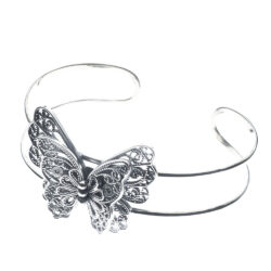 Mariposa Filigree Sterling Silver Cuff Bracelet