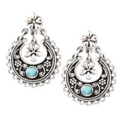 Meditación Sterling Silver and Amazonite Earrings