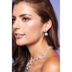 Mediterráneo Green Sterling Silver and Aventurine Earrings Andes Luxe