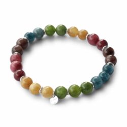 Miami Sterling Silver and Tourmaline Bracelet – Large
