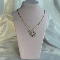 Micro Cubic Zirconia Heart Necklace