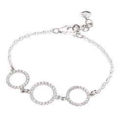 Minimal Sterling Silver and Sodalite Bracelet