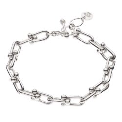 Modern Sterling Silver Bracelet