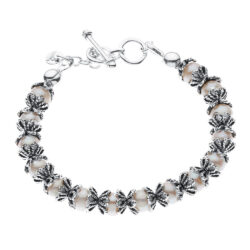 Montpellier Sterling Silver and Pearl Bracelet