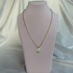 Mother-of-Pearl Protective Eye Necklace