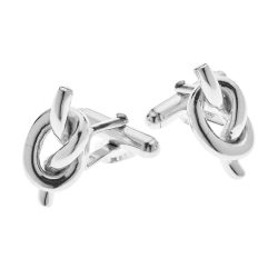 Nautical Knot Sterling Silver Cufflinks