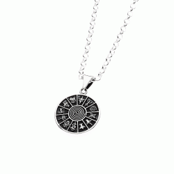 Nazca Lines Men's Sterling Silver Necklace