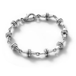 Nudos Men's Sterling Silver Bracelet