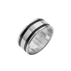 Oceano Men's Sterling Silver Ring
