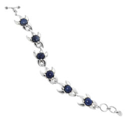 Océano Sterling Silver and Sodalite Bracelet