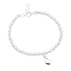 Passion Mamá Sterling Silver Heart Bracelet