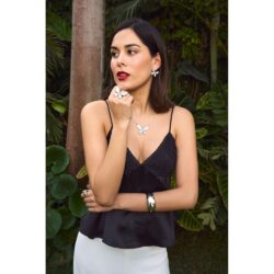 Passione Hammered Sterling Silver Bracelet – Medium
