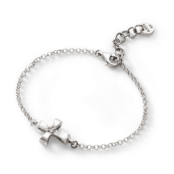 Pax Sterling Silver Cross Bracelet