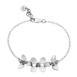 Pensacola Sterling Silver and Crystal Bracelet