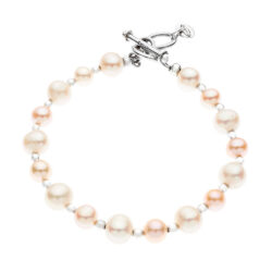 Perla Rosa Sterling Silver and Freshwater Pearl Bracelet