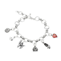 Perú Sterling Silver Six-Charm Bracelet