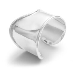 Porto Sterling Silver Cuff Bracelet – Large