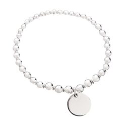 Power Mamá Sterling Silver Bead Bracelet