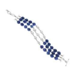 Pucará Sterling Silver and Sodalite Bracelet