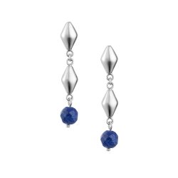 Pucará Sterling Silver and Sodalite Earrings