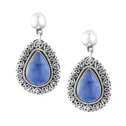 Pukaq Sterling Silver and Sodalite Earrings