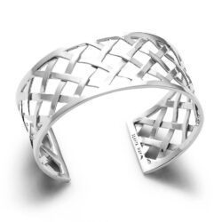 Rejilla Sterling Silver Lattice Cuff Bracelet