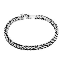 Rey Men's Sterling Silver Bracelet