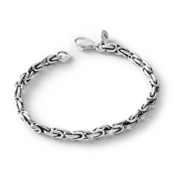 Ronaldo Men's Sterling Silver Link Bracelet
