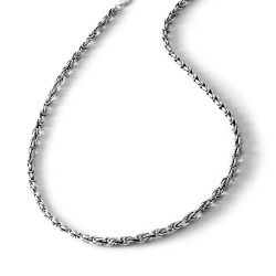 Ronaldo Men's Sterling Silver Link Necklace