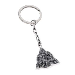 Salvatore Sterling Silver Protection Amulet Keychain
