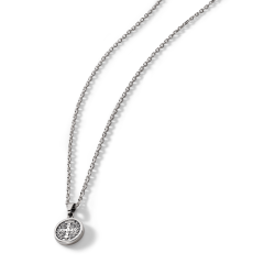 San Benito Men's Sterling Silver Medal Necklace