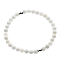 Selva Men’s Sterling Silver and White Onyx Bracelet Andes Luxe Selva Men's Sterling Silver and White Onyx Bracelet