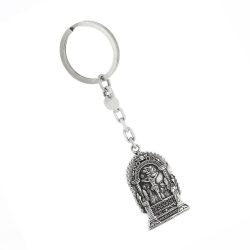 Señor de los Milagros Sterling Silver Keychain