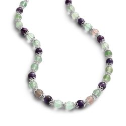 Sintra Sterling Silver and Fluorite Necklace