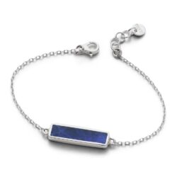 Stefania Sterling Silver and Sodalite Bracelet