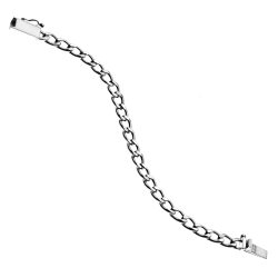 Toronto Men's Sterling Silver Link Bracelet