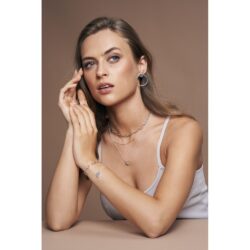 Valentin Sterling Silver Three-Row Bracelet