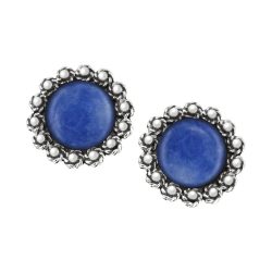 Washington Sterling Silver and Sodalite Earrings