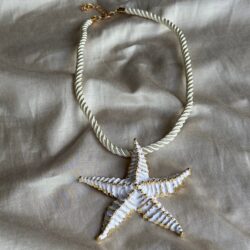 White Sea Star Necklace